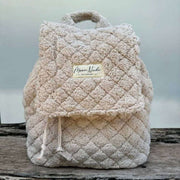 Zaino con patta Teddy Moon Nude - Marrone/Crema