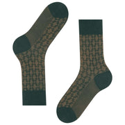 Calzini Falke Artwork Tie - Verde timo