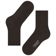 Calzini Falke Cotton Rib - Marrone scuro