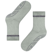 Calzini da pantofola Falke Cuddle Pad - Grigio argento