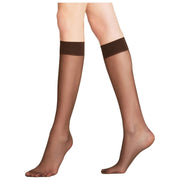 Calzini alti al ginocchio Falke Matt Deluxe 20 denari - Brenda Marrone