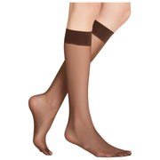 Calzini alti al ginocchio Falke Matt Deluxe 20 denari - Brenda Marrone