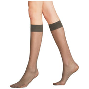 Calzini al ginocchio Falke Matt Deluxe 20 denari - Grigio carbonio