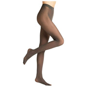 Collant Falke Matt Deluxe 30 denari - Grigio carbonio