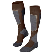 Falke SK4 Advanced Skiing calze al ginocchio - Marrone acacia
