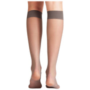 Calzini alti al ginocchio Falke Seidenglatt 15 denari - Grigio ferro