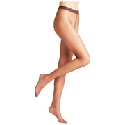 Collant Falke Seidenglatt 15 denari - Marrone cioccolato