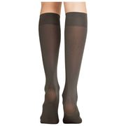 Calzini al ginocchio Falke Seidenglatt 40 denari - Grigio carbonio