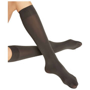 Calzini al ginocchio Falke Seidenglatt 40 denari - Grigio carbonio