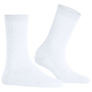 Calzini Falke Shiny Rib - Bianco