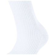 Calzini Falke Shiny Rib - Bianco