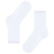 Calzini Falke Shiny Rib - Bianco
