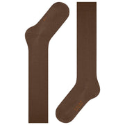 Calzini alti al ginocchio Falke Softmerino - Cappuccino Marrone