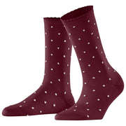 Calzini Falke Spike Dot - Vino Rosso