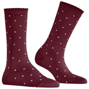 Calzini Falke Spike Dot - Vino Rosso