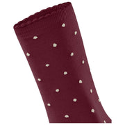 Calzini Falke Spike Dot - Vino Rosso