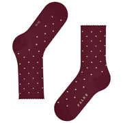 Calzini Falke Spike Dot - Vino Rosso