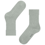 Calzini Falke Striggings Rib Boot - Grigio Argento
