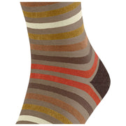 Calzini a righe colorate Falke - Beige sesamo
