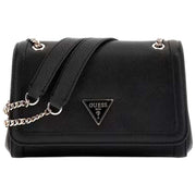 Borsa a tracolla convertibile GUESS Noelle II con patta - Nera