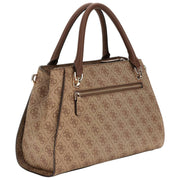 Borsa a tracolla di lusso GUESS Noelle II - Logo marrone latte