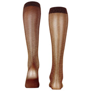 Calzini alti al ginocchio Falke Glitter 30 denari - Barolo/Oro