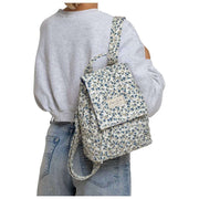 Zaino Moon Nude Spring Flap - Blu/Bianco/Verde