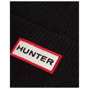 Hunter Acksley Ribbed Beanie - Nero
