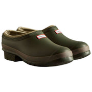 Zoccoli foderati in neoprene Hunter Gardener - Verde oliva scuro