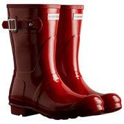 Stivali Wellington Hunter originali corti lucidi - rosso militare