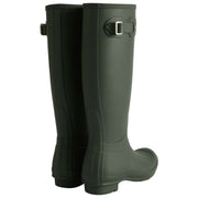 Stivali Wellington Hunter Original alti foderati in tartan - Verde oliva scuro