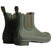 Stivaletti Chelsea foderati in tartan originali Hunter - Verde oliva scuro
