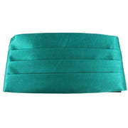 Knightsbridge Neckwear Bow Tie and Cummerbund Set - Teal