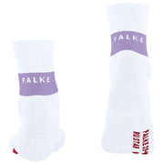 Falke RU Calzini da corsa stabilizzanti a compressione - Woolwhite/Lilac