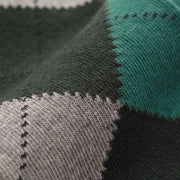 Calzini a rombi Highland della London Sock Company - Verde