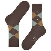 Calzini Burlington King - Marrone/Verde menta