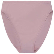 Slip Natori Bliss in cotone nudo dal taglio alto - Rose Mist Pink