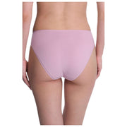Slip Natori Bliss in cotone nudo dal taglio alto - Rose Mist Pink