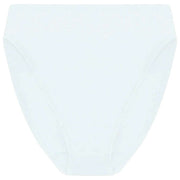 Slip Natori Bliss in cotone nudo dal taglio alto - verde cielo