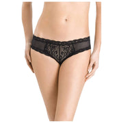 Pantaloni a vita bassa Natori Feathers - neri