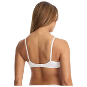 Reggiseno a balconcino in pizzo Skarlett Blue Entice - Bianco/nylon marrone chiaro