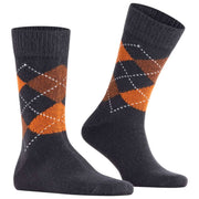 Calzini Burlington Preston - Nero/Arancio