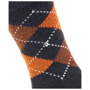 Calzini Burlington Preston - Nero/Arancio