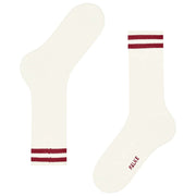 Calzini Falke Dynamic Wool - Bianco Sporco/Rosso