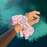 Moon Nude Strawberry Scrunchie - Rosa/Rosso
