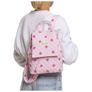 Zaino con patta Moon Nude Strawberry - Rosa/Rosso