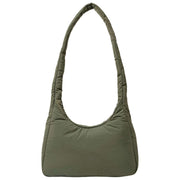 Borsa a tracolla Taslon media Roka Belsize - Verde oliva