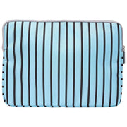Custodia per laptop in tela riciclata Roka Brick Lane - striscia blu