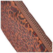Custodia per laptop in tela riciclata Roka Brick Lane - Mini Leopard Brown