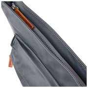 Borsa a tracolla media in nylon riciclato Roka Kennington - Grigio Beluga